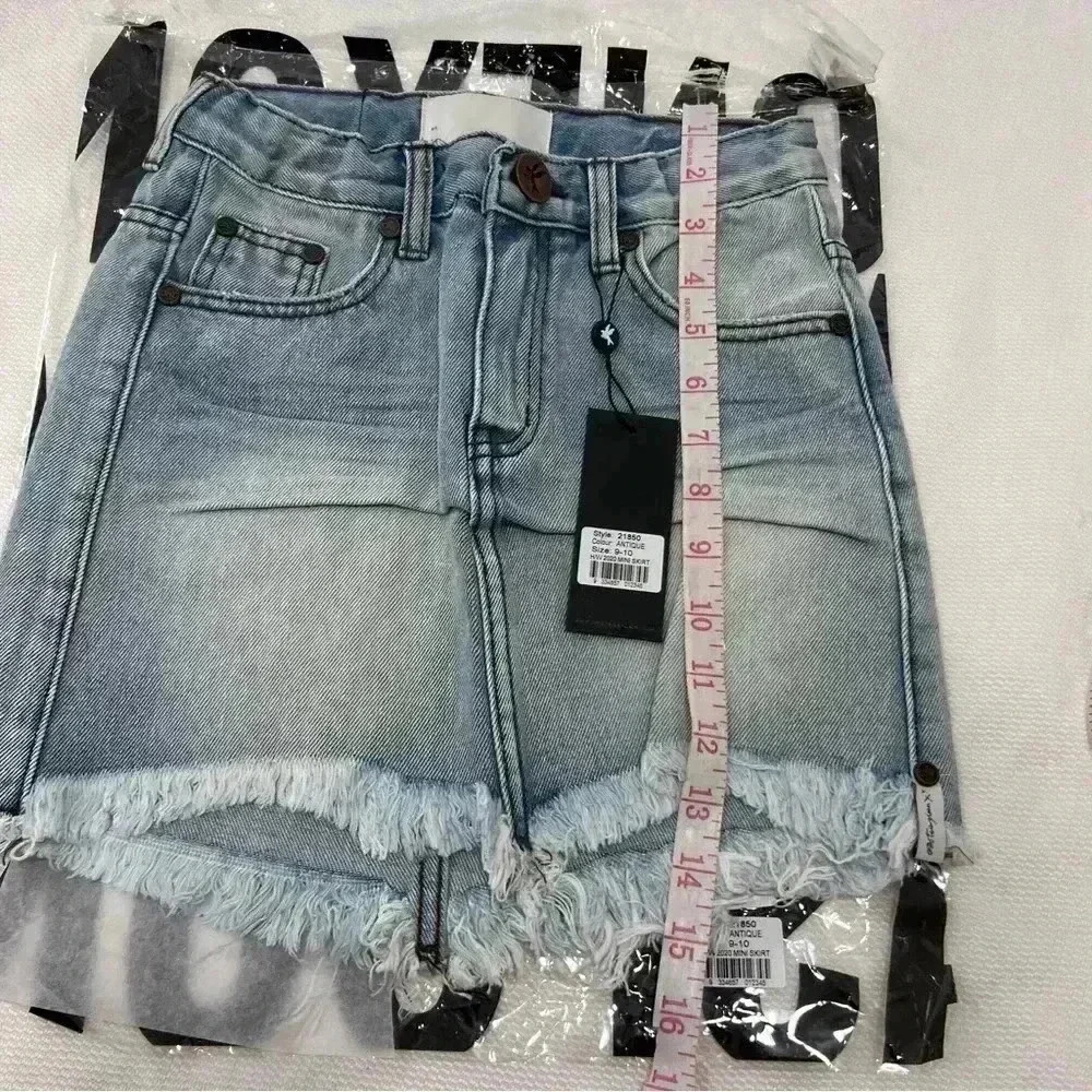 One Teaspoon kids denim skirt size 9-10 - Picture 2 of 7